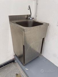 Lavello inox 50x50 con vano chiuso