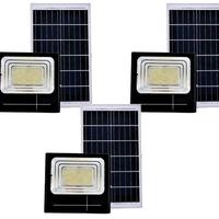 3Pz Faro LED 100W Solare Pannello Luci Solari