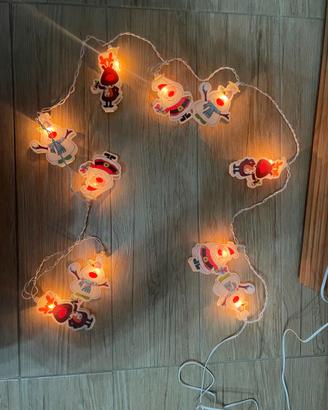 luci decorazioni natalizie,soggetti babbo natale r