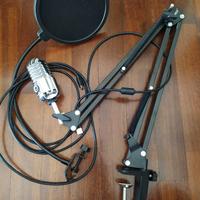 Samson Meteor Mic, Supporto e filtro antipop.