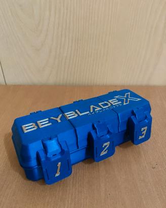 Deck Box Beyblade X (Blu-Oro)