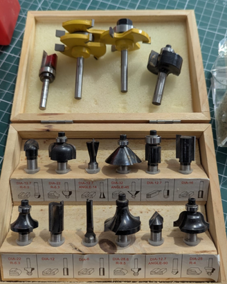 Set di frese varie