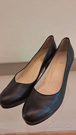 Scarpe donna tacco pelle