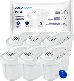 Aquafloow Set 6 Cartucce Filtranti Acqua | Compati