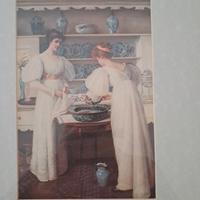 Quadro stampa "Blue and White"