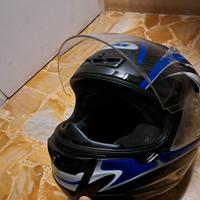 Casco integrale blu BKS taglia M