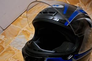 Casco integrale blu BKS taglia M