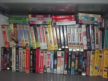 lotto 75 VHS originali videocassette