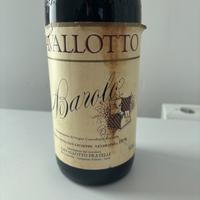 Vino Barolo cavallotto fratelli anni 1978