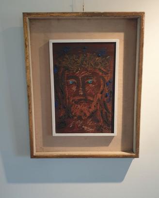 Quadro Davide Orler “Cristo” 1968 – Olio su faesit