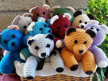 ORSI DI LANA ARTIGIANALE CM 40