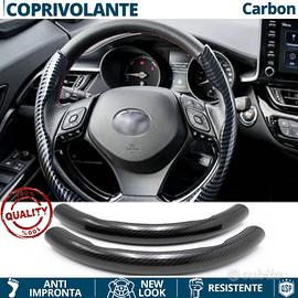 COPRIVOLANTE per TOYOTA Effetto in CARBONIO Nero