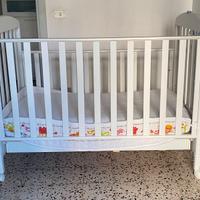 Lettino Culla completo di Materasso e Lenzuola