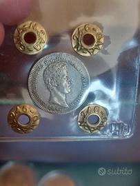 Rarissima moneta 50 centesimi 1847 - Torino
