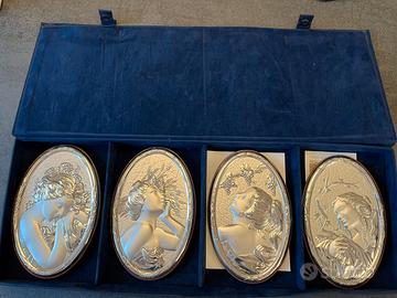 Argento - soprammobili medaglioni