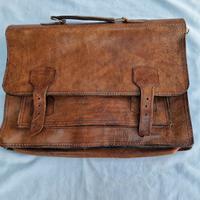 Borsa da lavoro in cuoio artigianale