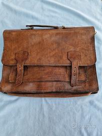Borsa da lavoro in cuoio artigianale