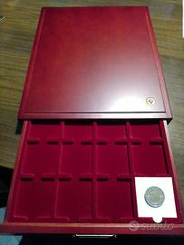 Cassetto in mogano per monete - Leuchtturm