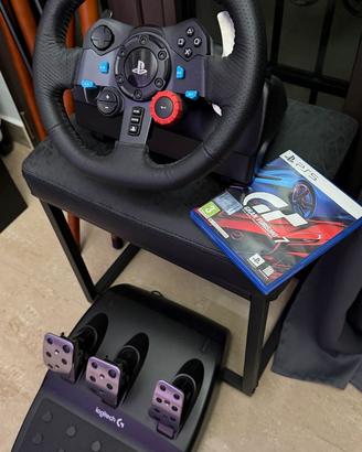 Logitech G G29 + Gt 7 - volante e pedali