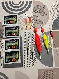 Lot Galleggianti da pesca vari grammi + Starlingt