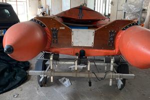 1)carrello e gommone 2)tandem da ritirare in loco