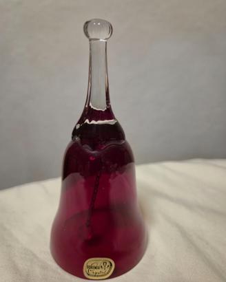 Campana in cristallo di Boemia