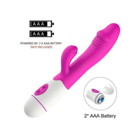 Vibratore rabbit viola bianco dildo sex toy