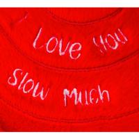 Peluche Lumaca 20 cm Love You Slow Much per Innamo