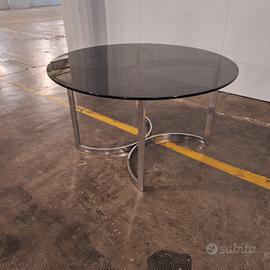 Tavolo rotondo vintage design Vittorio Introini
