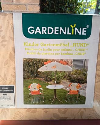 Set giardino per bambini garden line "CANE" NUOVO