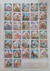 Francobolli Italia castelli