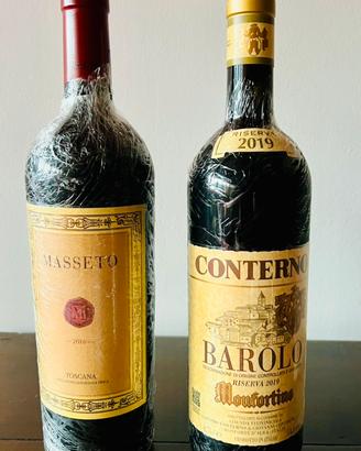Masseto e Monfortino 100 Parker