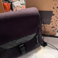 Borsa passeggino  Nuna Nera con telo cambio