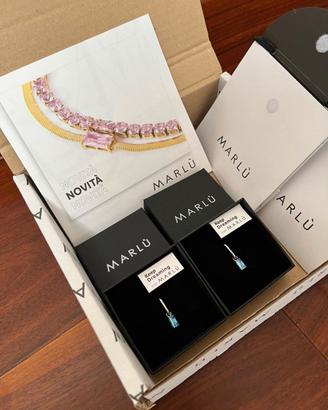 Marlù orecchini ovale con zircone