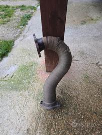 downpipe artigianale 500 abarth per turbina IHI.