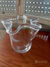 Vaso fiori in cristallo