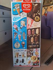 Insegna pubblicitaria gelati ALGIDA da collezione