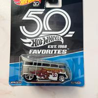 Hot Wheels VW Volkswagen T1 Drag Bus 50th