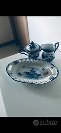 Servizio blu porcellana olandese