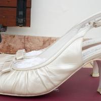 Scarpe da sposa Sophie Sposa color perla misura 39