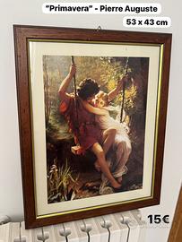 Quadri con cornice stile vintage vari pezzi