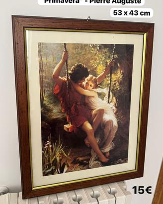Quadri con cornice stile vintage vari pezzi