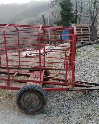 Gabbia/carrello per trasporto suini
