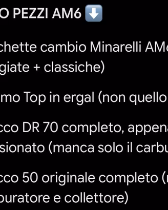 Ricambi am6