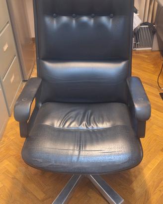 poltrona direzionale ufficio vintage 