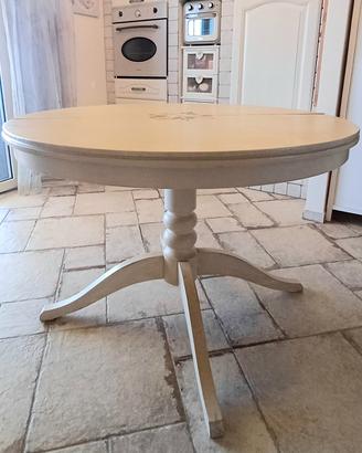 tavolo shabby rotondo allung. 