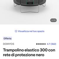 Trampolino elastico domyos 300