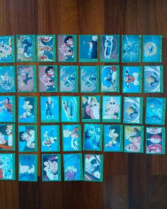 Lotto 37 carte serie verde Dragon Ball Z 2001