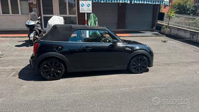 Mini cooper S cabrio black pelle