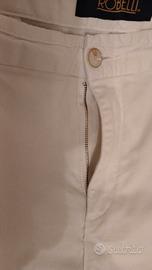 Pantaloni bianchi slim